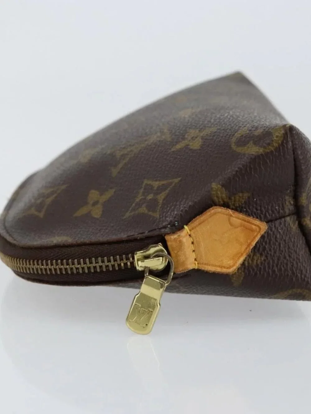 LOUIS VUITTON Monogram Pochette Cosmetic PM Pouch M43998 LV